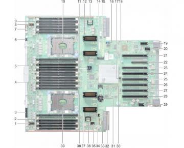 Bo mạch chủ máy chủ Dell PowerEdge R940 mainboard - JD73Y